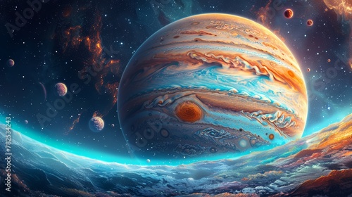 Stunning High-Resolution Image of Jupiter in Space