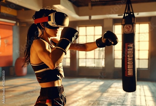 Kickboxing in virtual reality