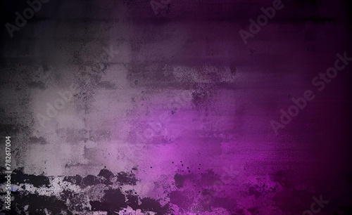 Backdrop grunge purple watercolor background with white faded border and old vintage grunge texture, marbled purple and black blank rustic surface painted background illustration.