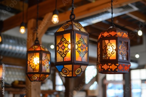 Pendant lights with a Spanish flair.