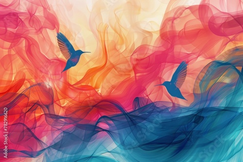 abstract background for Bird Day 