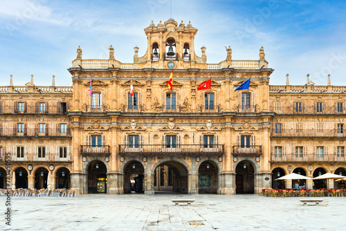 Main Square in Salamanca, Castile and Lion.