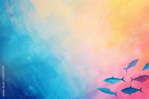 abstract background for World Tuna Day