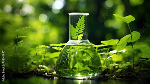 natural beaker chemistry green