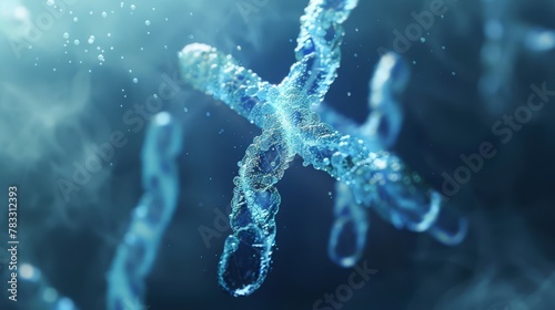 An illustration of the X Chromosome is a crucial tool in medical education and research, contributing to the development of medical science and biotechnology.
