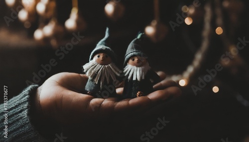 nativity puppets on a child s hand