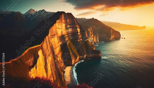 dramatic cliffs of north head