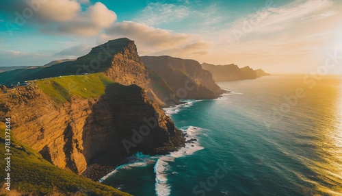 dramatic cliffs of north head