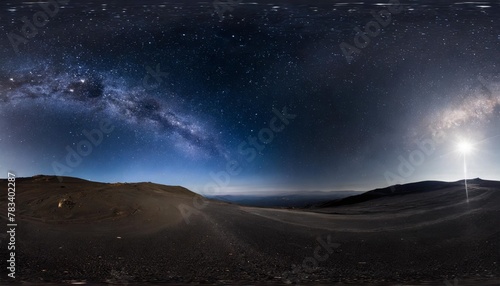 360 degree high detailed space background with stars panorama environment 360d hdri map equirectangular projection spherical panorama