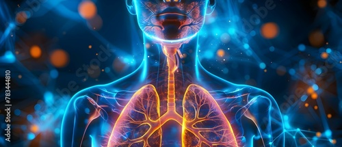 Exploring Breath: The Rhythms of Our Respiratory Symphony. Concept Breathing Techniques, Wellness Practices, Respiratory Health, Mindful Breathing