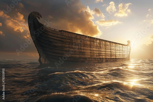 Create Noah s Ark based on description in Genesis 61416