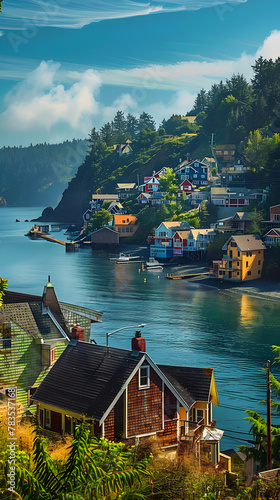 The Tranquil Beauty of Northwestern Coastal Towns: A Harmonious Blend of Land, Sea and Sky