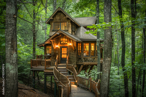 Luxury treehouse resort offering secluded accommodations and eco-friendly amenities in natural settings.