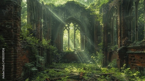 The serenity of abandoned places overtaken by nature captivates the soul with a peaceful embrace.