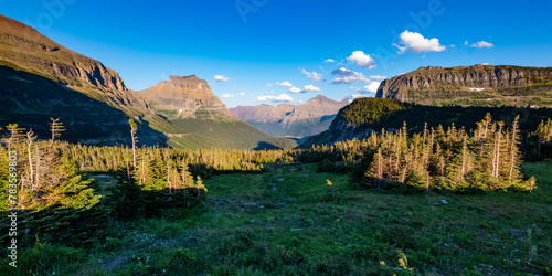 Panorama View Glacier National Park