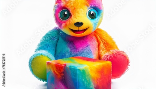 friendly cute monster beasts plushie stuffed teddy toys isolated on transparent png background