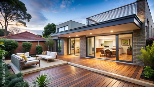 Melbourne Renovation Adds Deck, Patio, and Courtyard for Enhanced Living Experience.