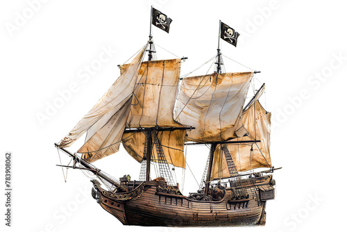 Pirates Ship Isolated