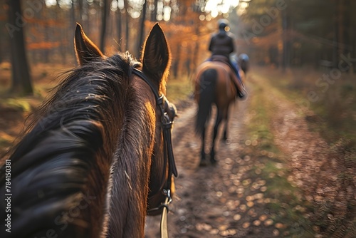 Horseback Riding Adventures Exploring Scenic Natural Trails Through Forests and Mountains