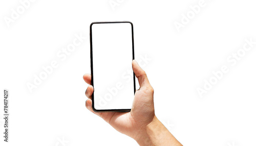 手のひらに優雅に佇む最新スマートフォン - モバイル時代への扉