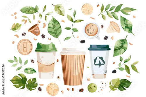 Eco-friendly packaging solutions featuring compostable plastics, plant-based polymers, and sustainable alternatives to traditional materials
