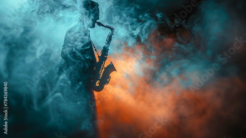 Independent Jazz Musicians Playing Solo Instruments Digital Art Wallpaper Background Backdrop