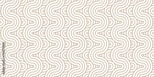Overlapping Pattern Minimal diamond geometric waves spiral abstract circle wave line. wood color seamless tile stripe geometric create retro square line backdrop pattern background.