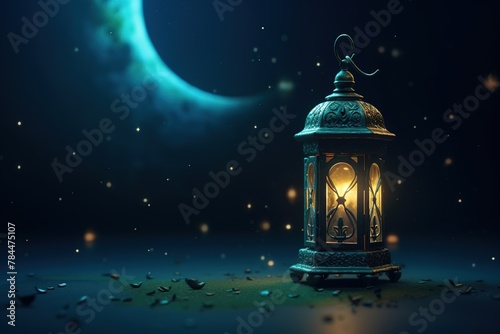 islamic lantern background for eid ul adha