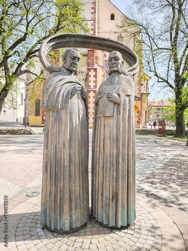 Statues of Stefan Moyses and Karol Kuzmany