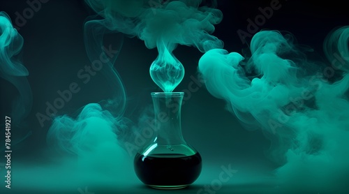 Smoke green background light blue dark smell toxic black bad fog stinky mist smoke cloud fart night dust poison potion floating transparent dirty