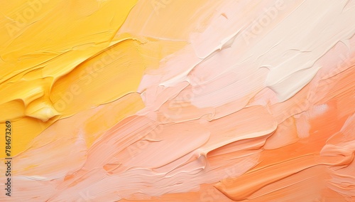 Painting close up of abstract colorful brushstrokes as background texture