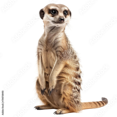 meerkat isolated on transparent background