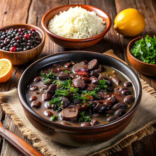 Feijoada Feast: Traditional Brazilian Cuisine Delight