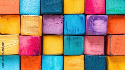 Colorful plasticine background, close-up of colorful plasticine