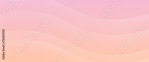 波のようなピンクのウェーブラインのベクター背景画像 