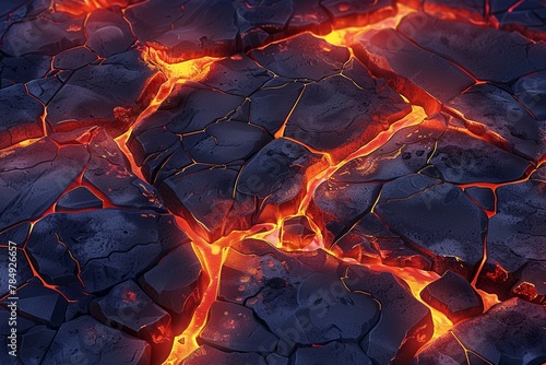 A lava floor texture of volcanic floor, 8bit RPG game style