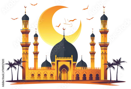PNG Illustration of ramadan architecture building dome