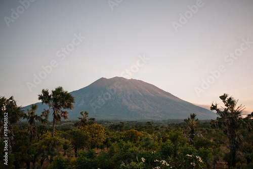 Volcan Agung view