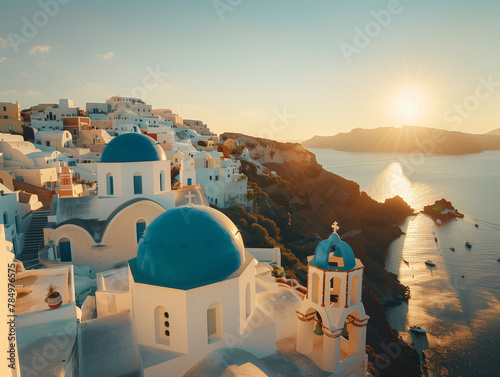 Santorini Sunset, Greece_