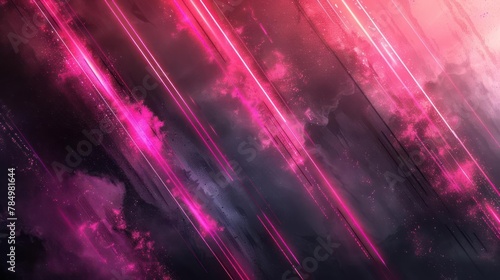 A pink and purple abstract background with streaks of light