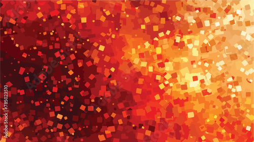 Dark Orange vector abstract mosaic backdrop. Brand ne