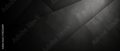 Abstract Dark Textured Background with Geometric Shapes, Copy Space for Mysterious Concept 