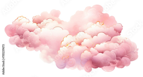 PNG Pink auspicious cloud backgrounds art white background