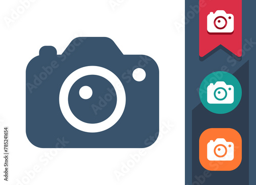 Camera Icon. Digital Camera, Photo, Photography, DSLR Camera