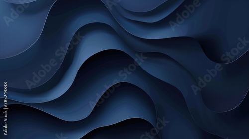Abstract Blue Wavy Background for Creative Design