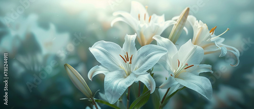 Condolence card featuring lilies on a neutral background, suitable for expressing sympathy and support to those grieving a loss.