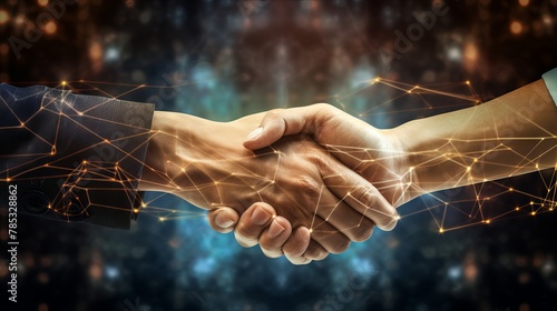 Dynamic handshake in crypto business: empowering financial prosperity with technological assets