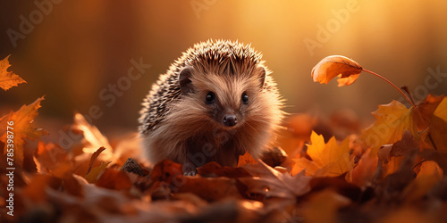 A cute hedgehog in nature - Un hérisson dans la nature