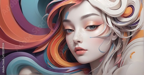 Transform your ideas into reality with this creative fusion of sharp edges and gentle curves, resulting in a visually interesting and detailed backdrop for your AI-generated artwork.