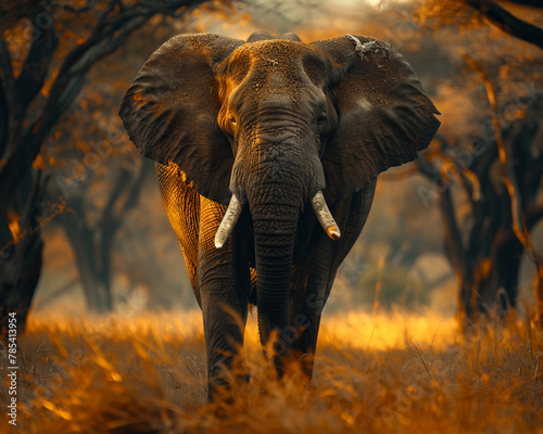 Elephant, Safari Shirt, Enormous gentle giant